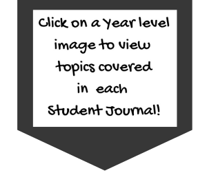 Click On A Year Level Image To View Topics Covered In Each Student Journal!