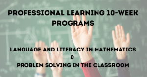 Professional Learning 10 Week Programs