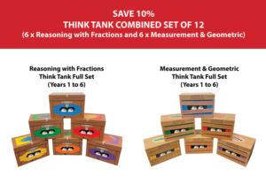 Think Tanks 12 Set 6 X Fractions And 6 X Measurement And Geometric