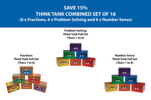 Think Tanks 18 Set (fractions, Problem Solving, Number Sense)