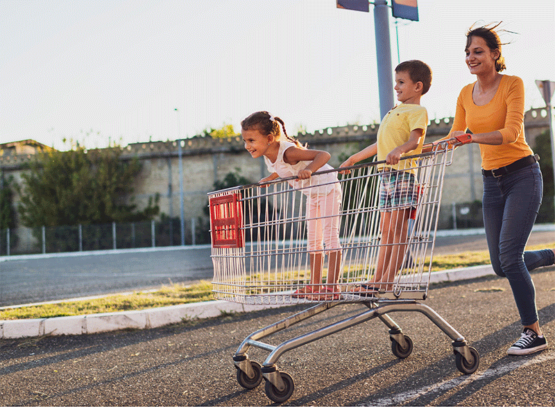 Shopping with kids helps reinforce fundamental maths