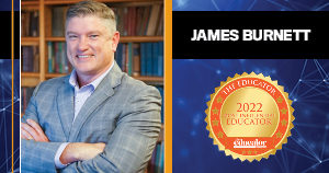 James Burnett named one of the Most Influential Educators for 2022